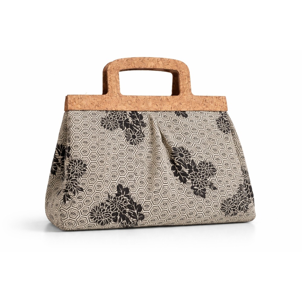 Old‎ Navy Women's Geometric Floral Cork Handle Handbag